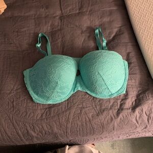 Victoria's Secret Lace Multi wear Bra in Aqua NWOT